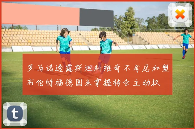 罗马诺透露斯坦科维奇不考虑加盟布伦特福德国米掌握转会主动权